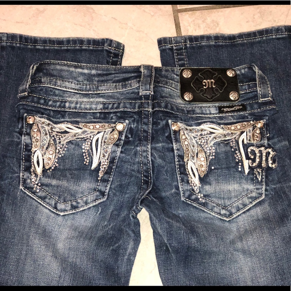 Miss me jeans size 23 inseam 31 stretch boot cut